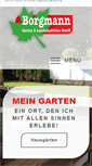 Mobile Screenshot of garten-borgmann.de